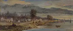 View of York from the harbour looking north, in 1803
