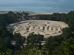 Sand Coin effigy (Zenigata Sazo in Kotohiki Park