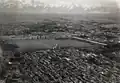 عکس هوایی از میدان مشق، تهران، ۱۳۰۳ (۱۹۲۵ م)