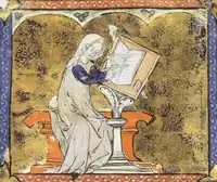 Marie de France from an تذهیب