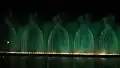 آبنمای بوستان ملت در شب