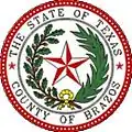نشان رسمی Brazos County
