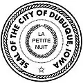 نشان رسمی Dubuque, Iowa