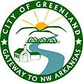 نشان رسمی Greenland, Arkansas