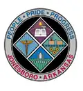 نشان رسمی City of Jonesboro