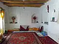 یک اتاق پذیرایی.