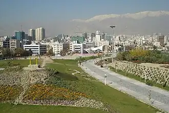 بوستان آب و آتش، نمایی از بالا