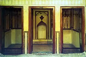 اتاق مخصوص شاه سلطان حسین در مدرسه چهارباغ