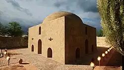 بازسازی سه بعدی بنای شاسوسا - نمای دوم