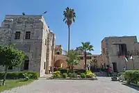 قصرالباشا در محله الدرج پیش از بمباران اسرائیلی دسامبر ۲۰۲۳