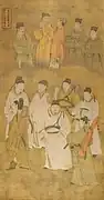 دانشمندان و دانشجویان، معبد بائونینگ، دورهٔ دودمان مینگ.