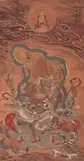 کوندالی، یکی از ده شاهِ خرد، معبد بائونینگ، دورهٔ دودمان مینگ.