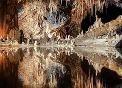 غار "Fairy Kingdom"، غاری درون Saalfeld Fairy Grottoes در تورینگن، آلمان.