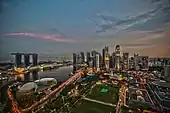 سنگاپورSkyline of Central in Singapore.
