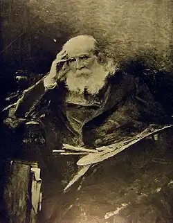 Aimé Morot, 1905, gravure of drawing by Émile Friant