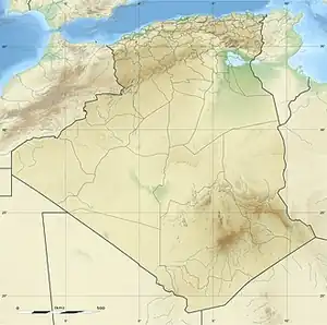 میدان آتشفشانی منظر در الجزایر واقع شده