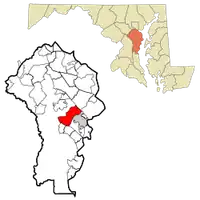 Location of Parole, Maryland
