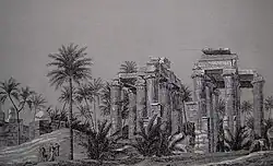 معبد بطلمیوس در اوایل دهه ۱۸۰۰