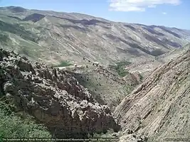 سرچشمه رودخانه اترک در روستای یدک قوچان