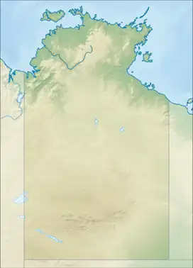 Location of Madjedbebe marked on map