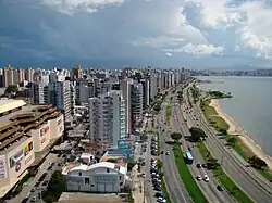View of "Beira-mar" (seaside) area in Jornalista Rubens de Arruda Ramos Avenue