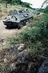 یک نفربر زرهی بی‌تی‌آر-۶۰ (BTR-60) ساخت شوروی که توسط نیروهای آمریکایی در جریان عملیات خشم فوری (۱۹۸۳) به غنیمت گرفته شد.