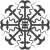Pagan Lithuanian Baltic sun cross