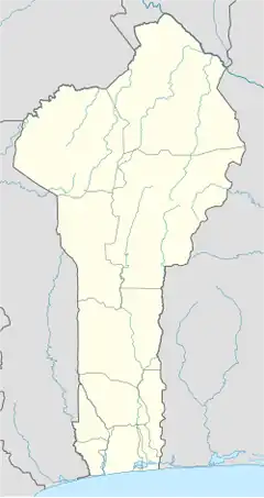 Kétou در بنین واقع شده