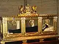 پیکر Saint Bernadette of Lourdes with wax face and hand coverings, found to be incorrupt توسط کلیسای کاتولیک (زاده ۷ ژانویه ۱۸۴۴ – درگذشته ۱۶ آوریل ۱۸۷۹).