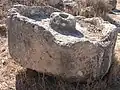 سنگ شکسته روغن‌فشار زیتون نزدیک اویعزر (خربه ملکت‌ها)