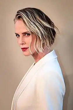 Picture of actress Charlize Theron at the premiere of The Odyssey in New York