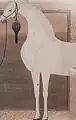 نقاشی چینی یک اسب، برگ ۳۳ پشت