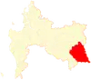 Location of commune in the بیوبیو