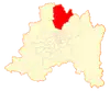 Map of Colina commne in منطقه شهری سانتیاگو