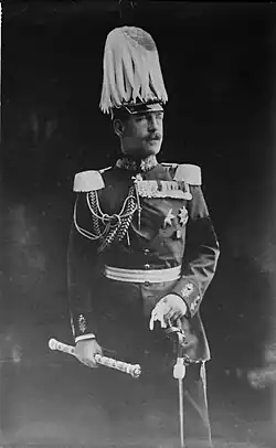 Photo of King Constantine I dressed as a German field marshal