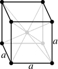 Cubic, body-centered