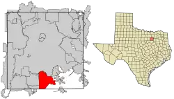 موقعیت Lancaster, Texas