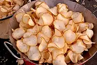 چیپس کاساوای سرخ‌شده، نوعی چیپس سبزی