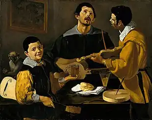 سه نوازندهحوالی ۱۶۱۸ م.اثر دیهگو ولاسکسگمالدهگالری