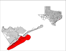 موقعیت در تگزاس
