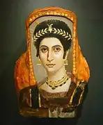 پرتره مومیایی زن رومی-مصری