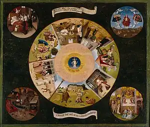 Hieronymus Bosch - The Seven Deadly Sins and the Four Last Things