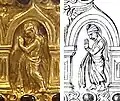 ایزد ودایی ایندرا بر صندوقچهٔ بیماران.