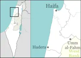 رگاویم در Haifa region of Israel واقع شده