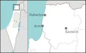 شومرات در Northwest Israel واقع شده