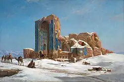 مسجد آبی۱۸۷۲ م.اثر جولز لورنس