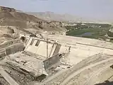 سد در حال ساخت