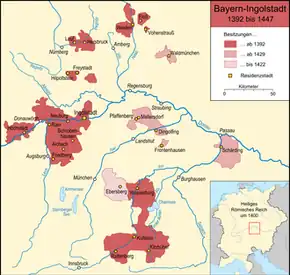 دوک‌نشینی بایرن-اینگولشتات (۱۳۹۲–۱۴۴۷)