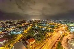 View of Kuala Belait at night