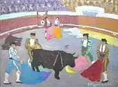 La Muerte - مرگ (رنگ روغنی روی مقوا) - ۸۰×۶۰ سانتی‌متر
